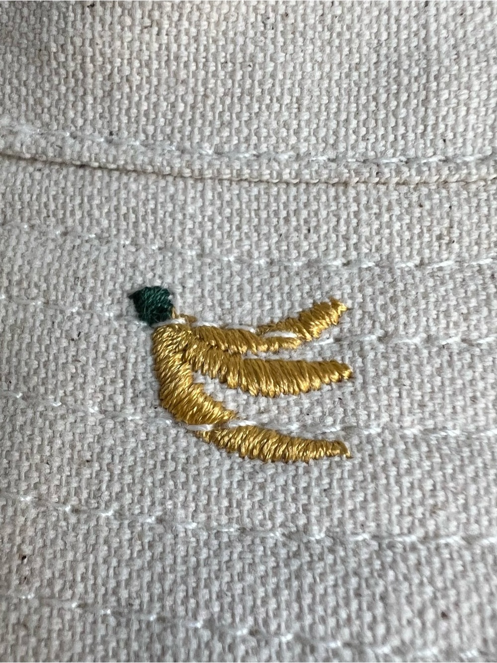 Madewell Embroidered Fruit Bucket Hat – Cream Cotton S/M - Picture 7 of 7
